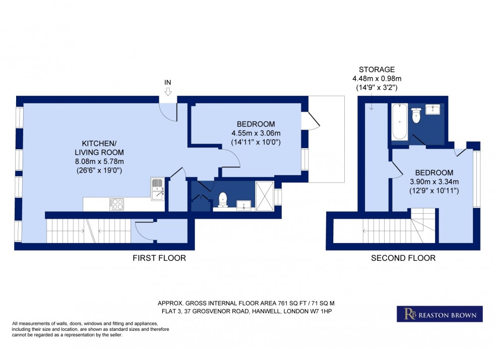 Floorplan for Grosvenor Road, Ealing